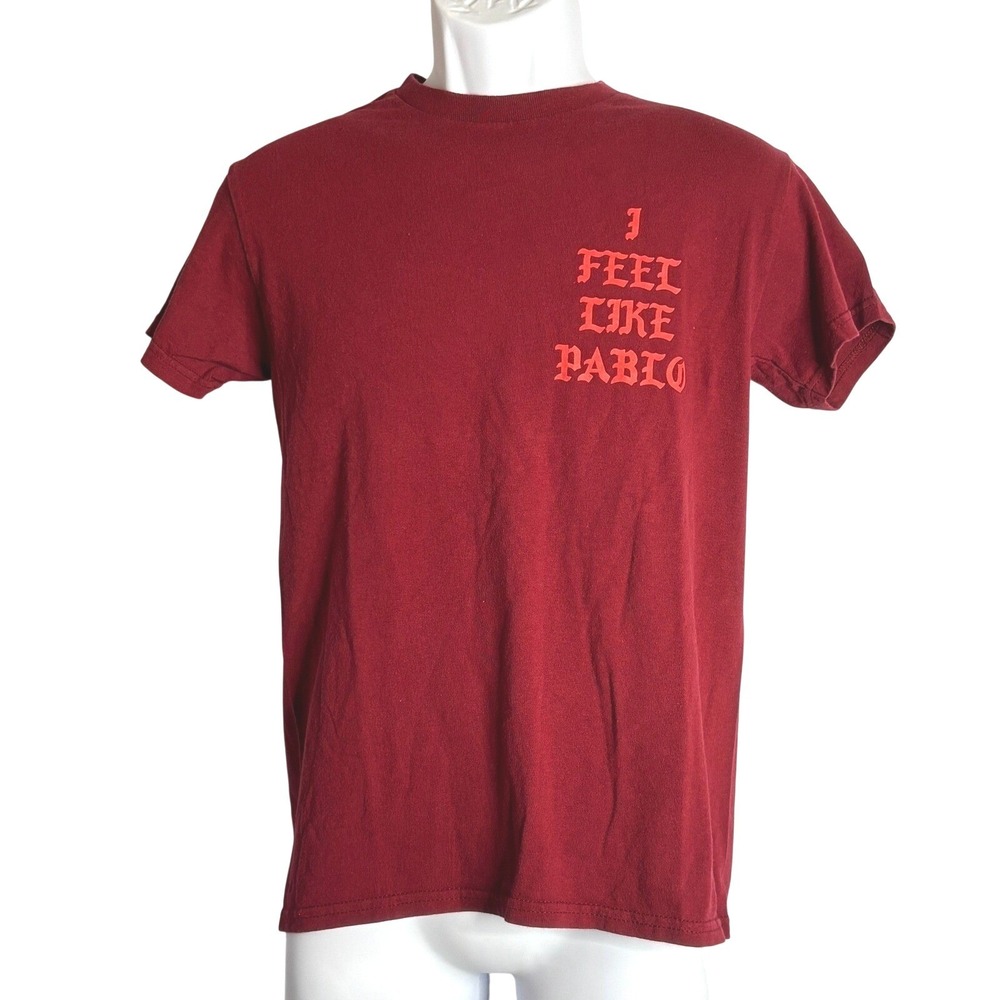 Kanye West | I Feel Like Pablo Ultra Light Beam Maroon T-Shirt TLOP Merch | S - Picture 4 of 5